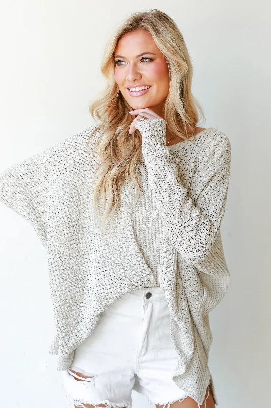 Weekend Deals That Dazzle Let's Get Away Loose Knit Sweater