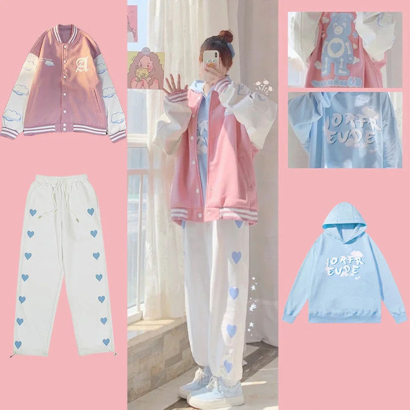 Today's Deal Jacket + Hoodie + pants three-piece set  PL52536