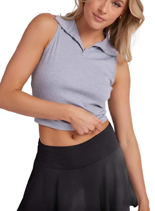 Great Deal Onzie Flow Yoga Crop Polo Tank 3842
