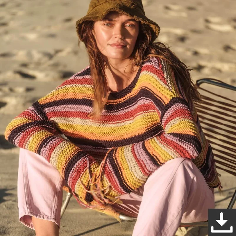 Crazy Deal Streifenpullover Strickset - Lana Grossa (PDF)