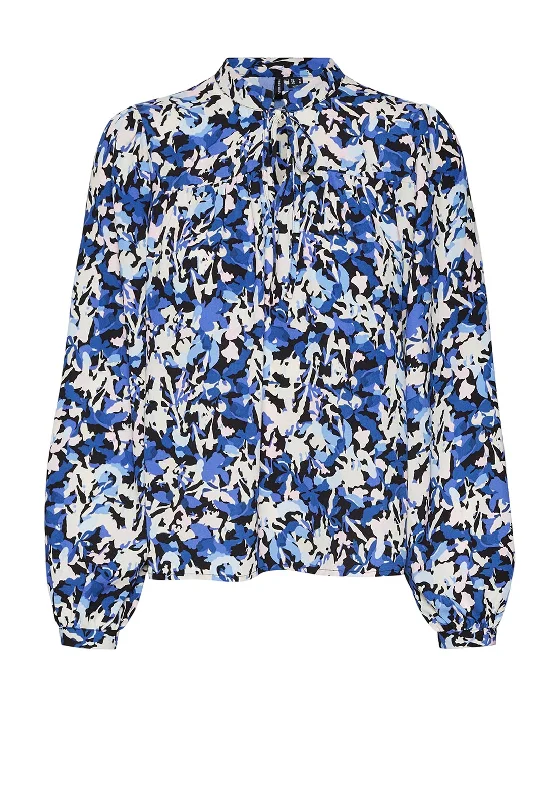 Shop Now Vero Moda Vinna Abstract Blouse, Mazarine Blue