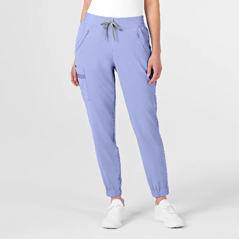 Midnight Sale RENEW Women's Jogger Scrub Pant - Ceil Blue