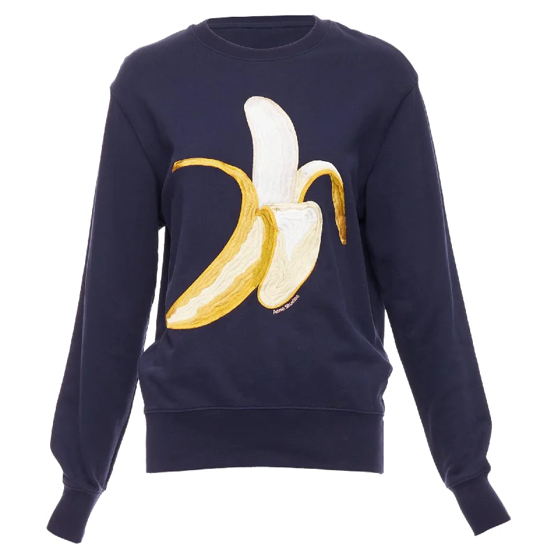Discount Mania Acne Studios 10 Corso Como Banana Embroidery Logo Sweater