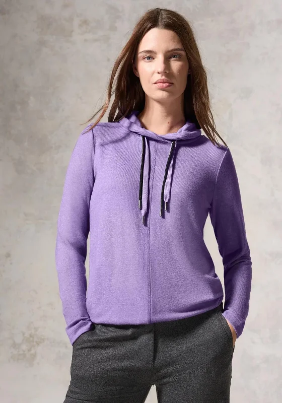 Price Slash Cecil Long Sleeve Fleece Top, Purple
