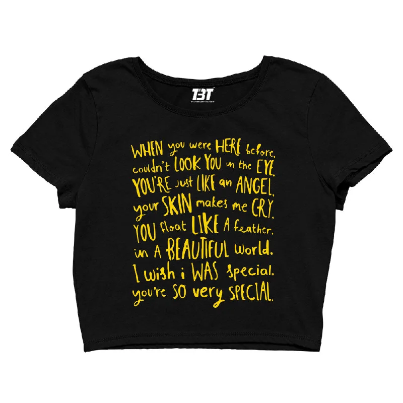 Price Rollback Radiohead Crop Top - Creep