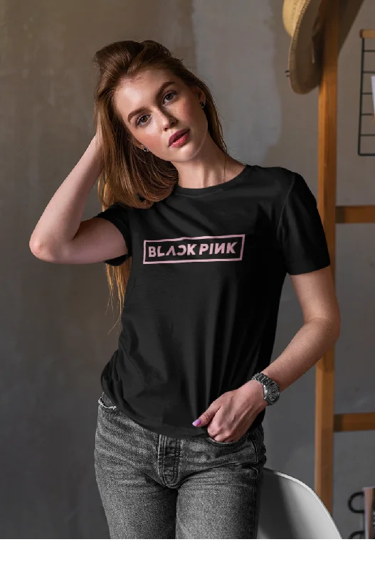 BLACKPINK- HALF-SLEEVE T-SHIRTS