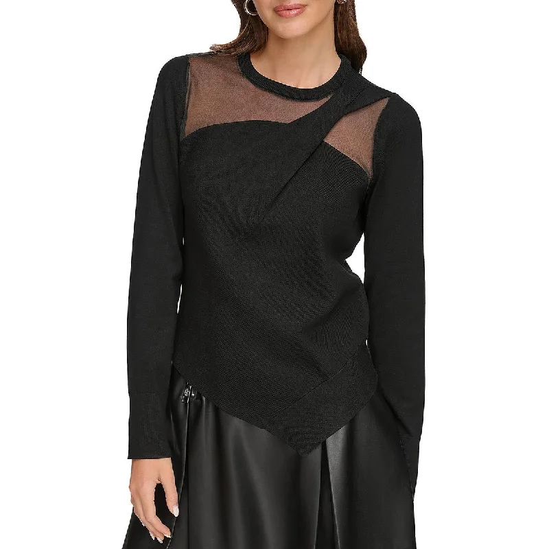 Weekend Discounts to Enjoy Womens Knit Twist Front Pullover Sweater