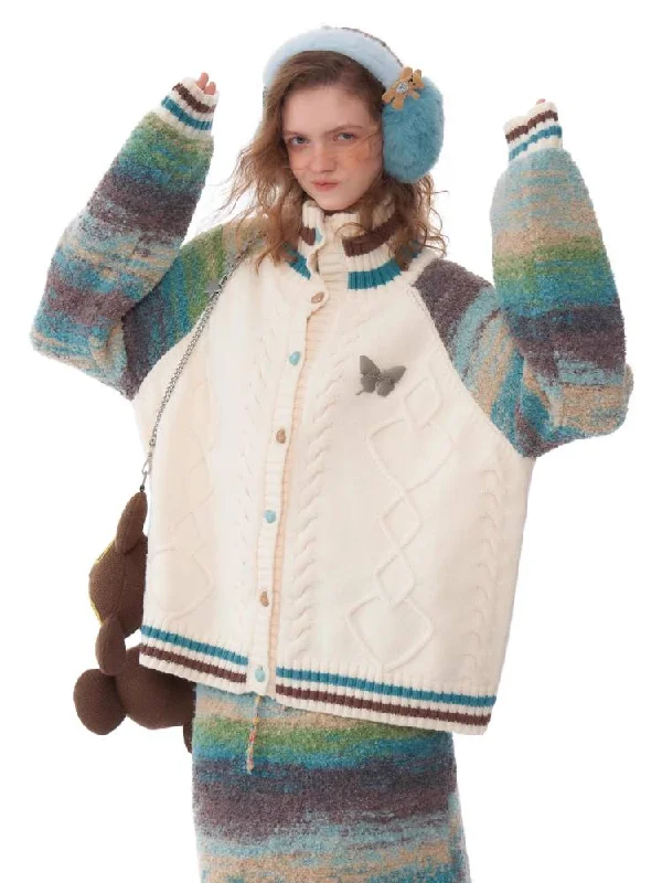 Bonus Savings Thick sweater cardigan jacket【s0000011059】