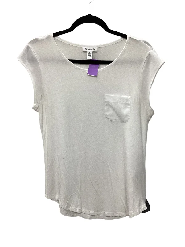 Top Sleeveless By Calvin Klein  Size: S